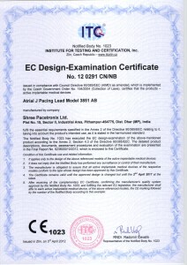 Atrial_J lead CE certificate