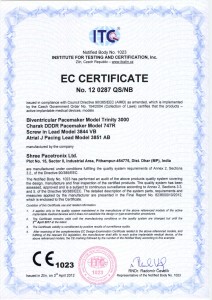 Trinity, 747R, Screw_in & Atrial_J CE Certificate